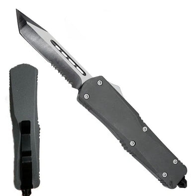 Automatic Out the Front - Tanto Stainless Steel Handle