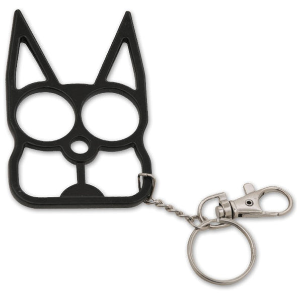 Solid Steel Cat Self Defense Keychain
