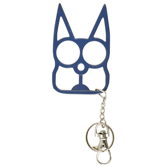 Solid Steel Cat Self Defense Keychain