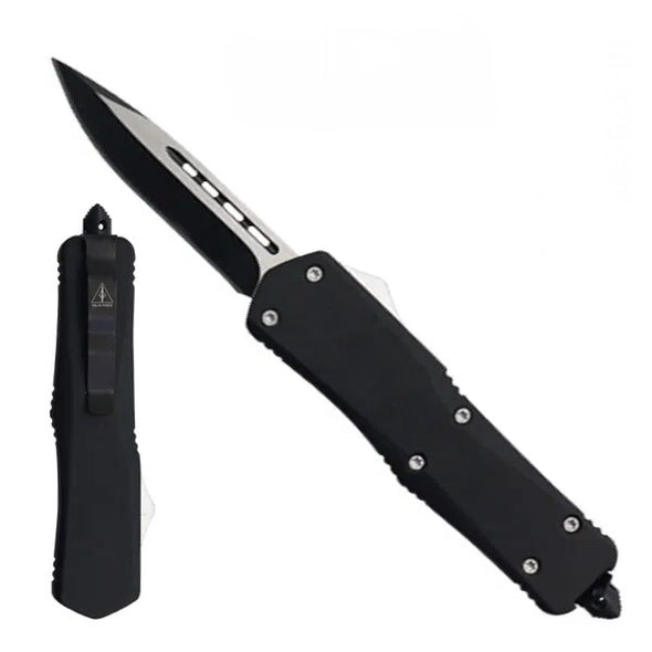 Automatic Out the Front - Clip Point Two Toned Blade