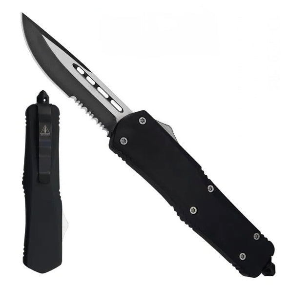 Automatic Out the Front - Clip Point Two Toned Blade