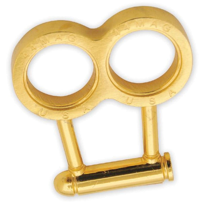 44 Mag Bullet Gold Brass Knuckles – South Summit