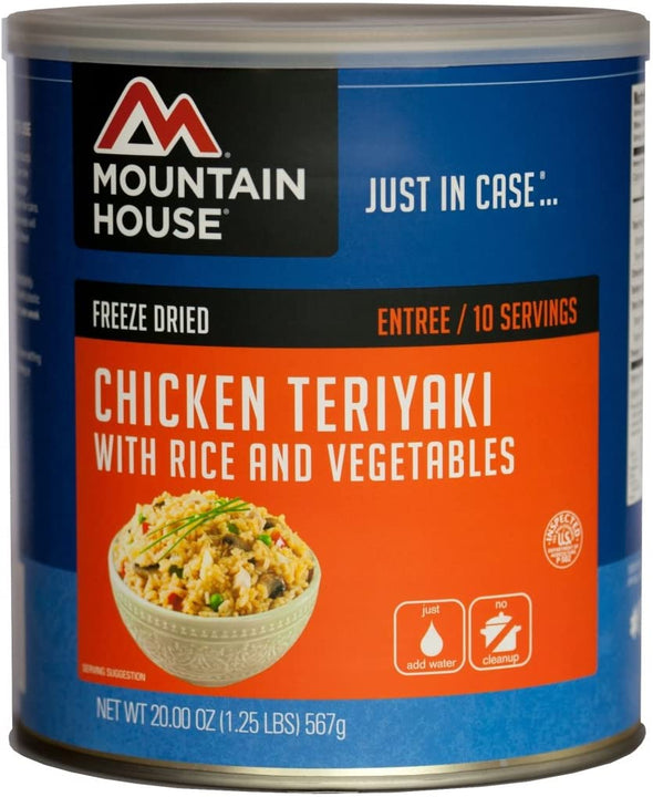 Mountain House Chicken Teriyaki with Rice - Freeze Dried #10 Can Gluten Free