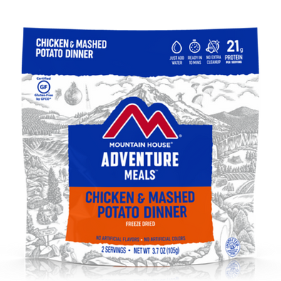Mountain House Chicken and Mashed Potato Dinner - Freeze Dried Pouch - Gluten Free