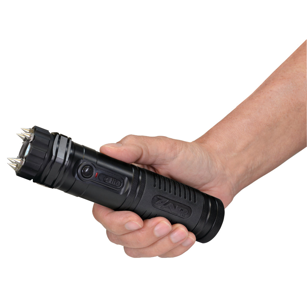 ZAP Light Extreme Stun Gun Flashlight – 1 Million Volts with Spike Ele –  South Summit