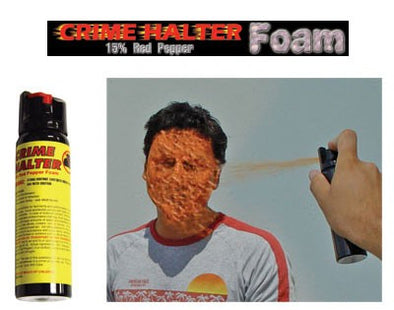Crime Halter Pepper Spray Foam - Home Unit