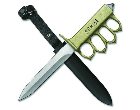 11.4" WW1 1918 Trench Knuckle Fixed Blade Knife