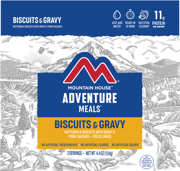 Mountain House Biscuits and Gravy - Freeze Dried Pouch