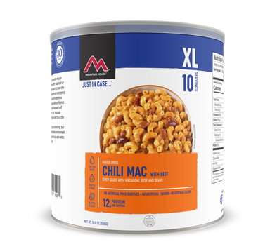 Mountain House Chili Mac with Beef - Freeze Dried #10 Can
