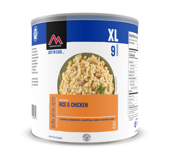 Mountain House Rice & Chicken - Freeze Dried #10 Can Gluten Free