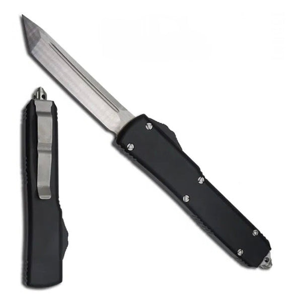 Automatic Out The Front - Stainless Steel OTF Knife - 2 Blade Styles