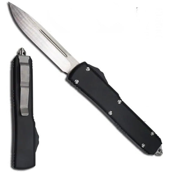 Automatic Out The Front - Stainless Steel OTF Knife - 2 Blade Styles