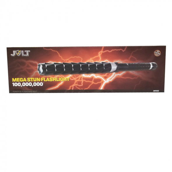 Jolt Mega Stun Gun Flashlight Baton 100,000,000